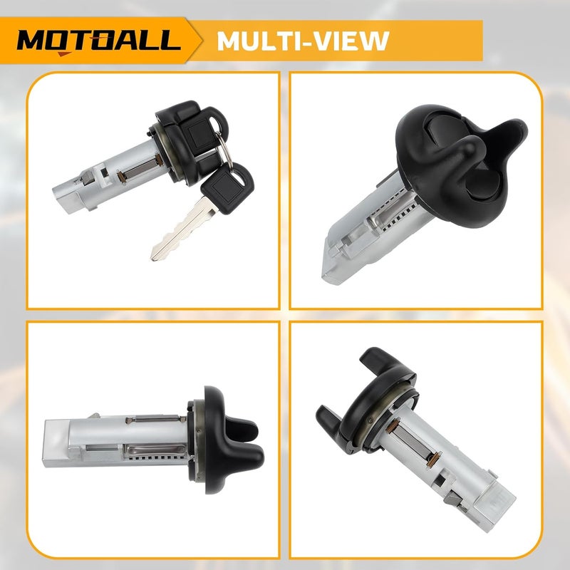 MOTOALL أسطوانة قفل مفتاح الإشعال الجديدة لسيارات شيفروليه جي إم سي C K بيك أب 95 96 97 - Image 5